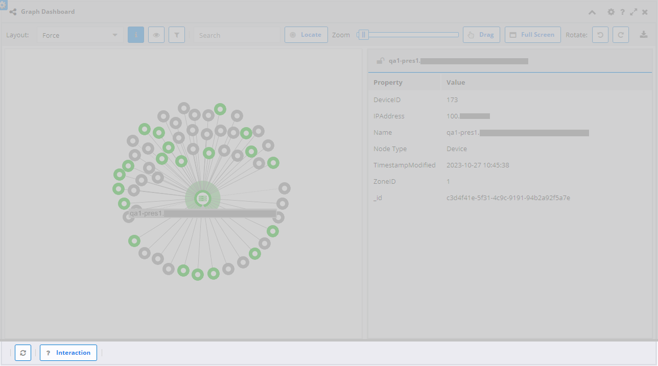 View Graph Footer